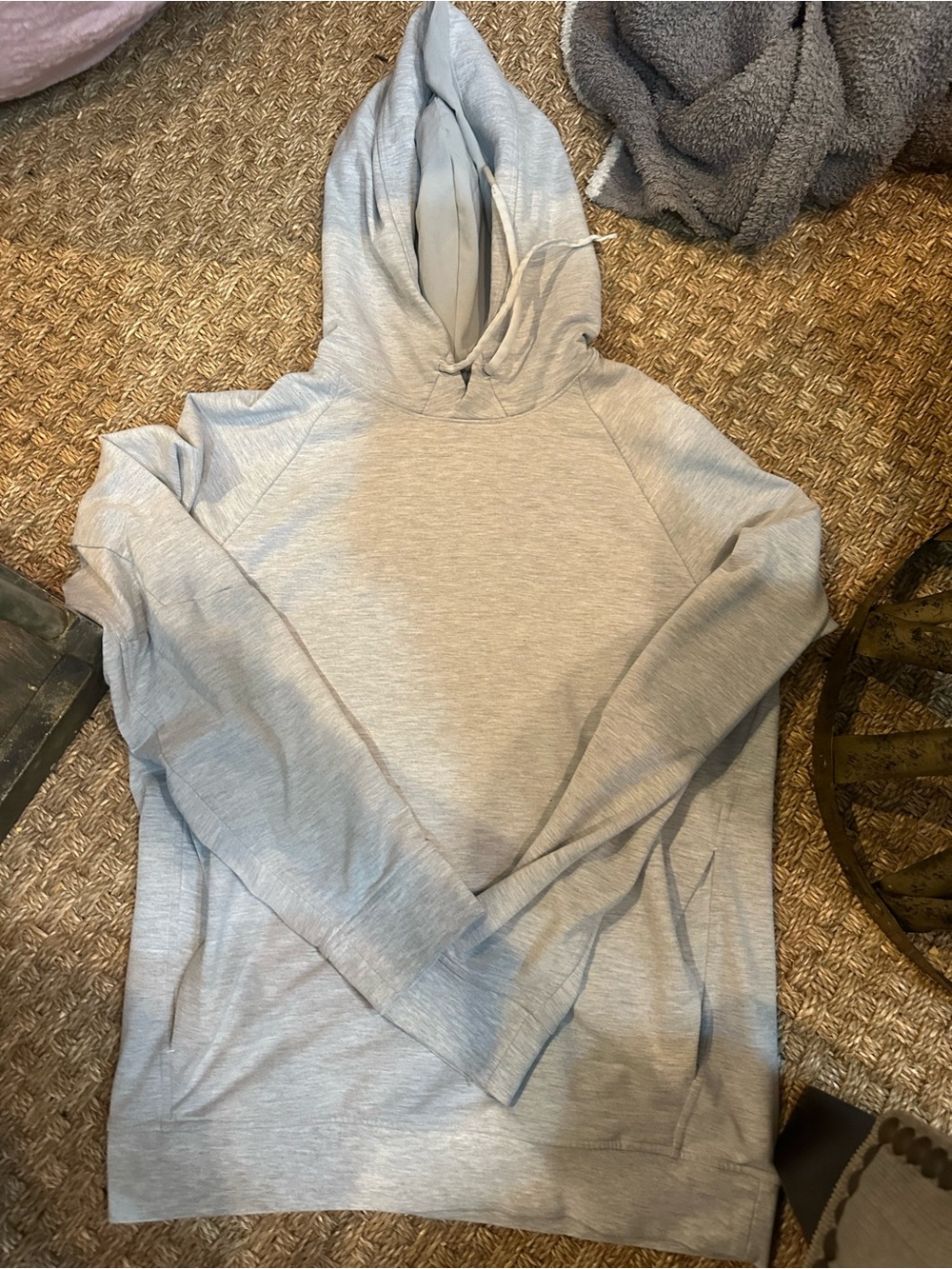 Lululemon Light Gray Pullover Hoodie